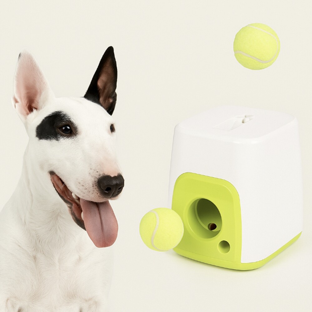 강아지 간식 훈련기 공놀이 장난감 자동 급식기 횟수무제한훈련가능
