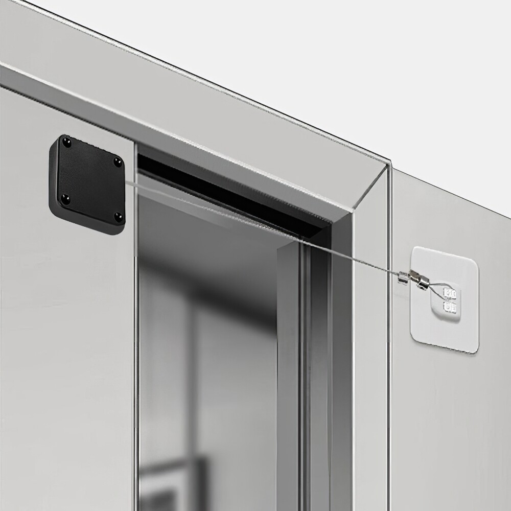 무타공 와이어 도어클로저 중문 방문 자동닫힘 목문 미닫이문 도어크로져