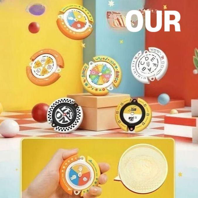 결정장애룰렛 해답 키링 고민해결 장난감 사진포즈 만능