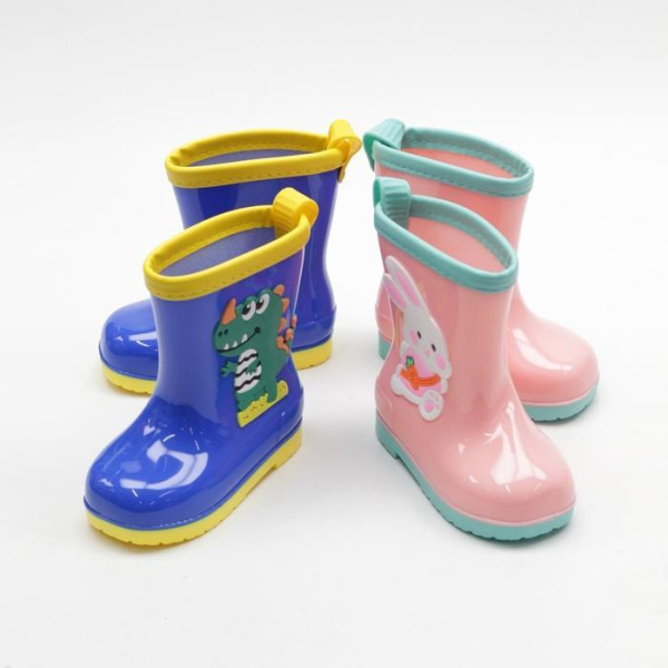 프롬슈  프롬슈  올벳리 배색 키즈장화 아동레인부츠 (10417922)