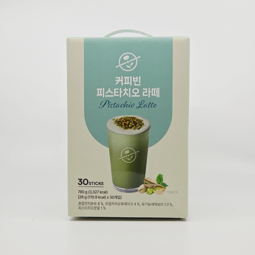 [오늘출발]커피빈 커피빈 피스타치오 아이스 핫 가루 파우더 라떼 26g x 30T