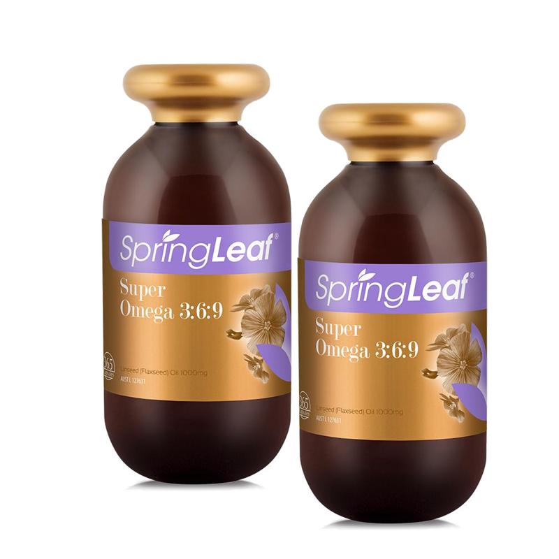 스프링리프 프리미엄 슈퍼 오메가369 1000mg 플렉시드오일 365정 2개 SPRING LEAF PREMIUM Super Omega 369