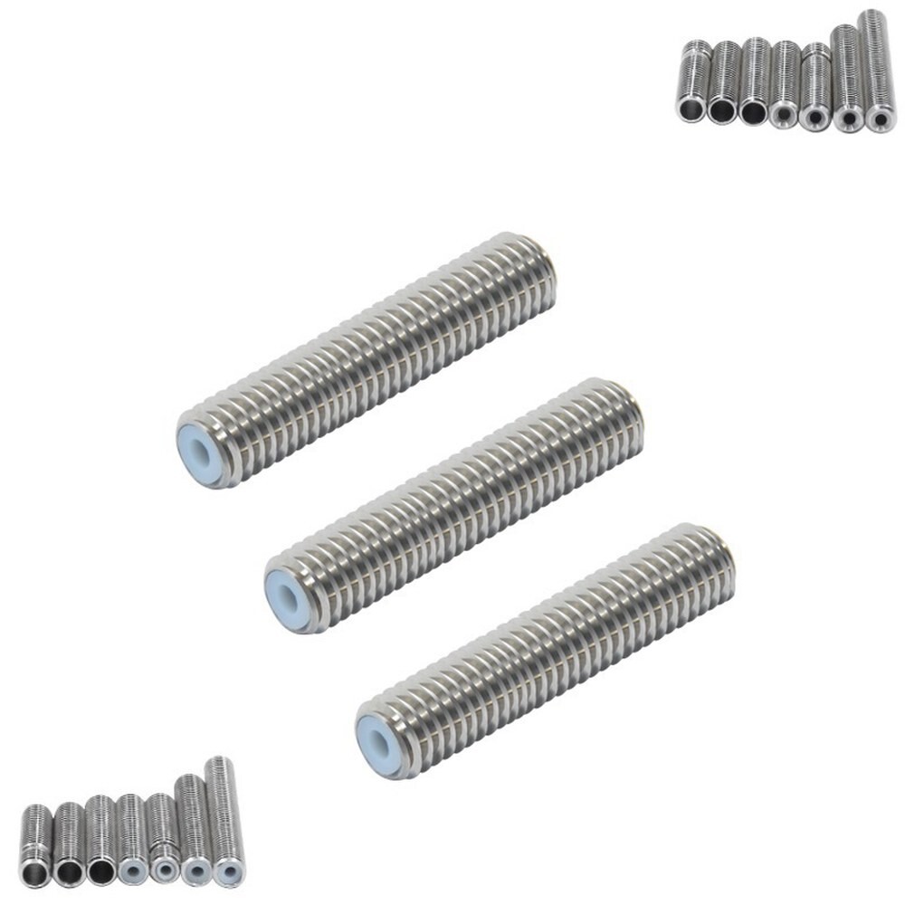 [오늘출발] 75MM 50MM MK8 멘트 30 2PCS M6 MEGA 부품 스레드 40 프린터 목구멍 튜브 브레이크 26 AK 3D 슬롯 HEATB