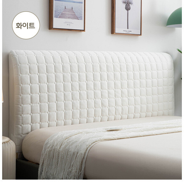 [오늘출발] 영스라이크 모노체크 고탄력 침대 헤드커버 쿠션 리폼 프레임 북유럽 헤드 보드 스판 일체형 전체 무료배송