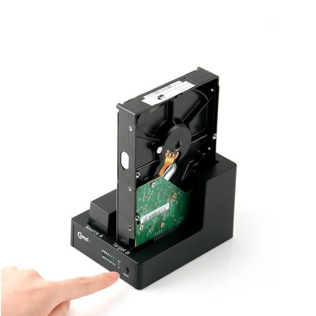 [라이트컴][오늘출발] Coms USB 3.0 듀얼 하드 도킹스테이션 2Port SATA Clone/Coms USB 3.0 듀얼 하드