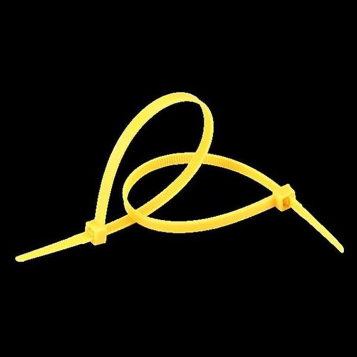 소포장 케이트렌디블타이 200MM 판매 황색 100EA 1봉 GWM