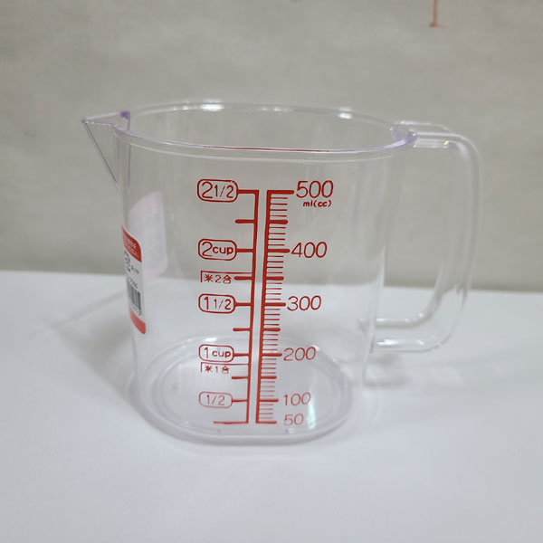 [오늘출발] 일본 나카야 계량컵 500ml / 주방 컵 잔