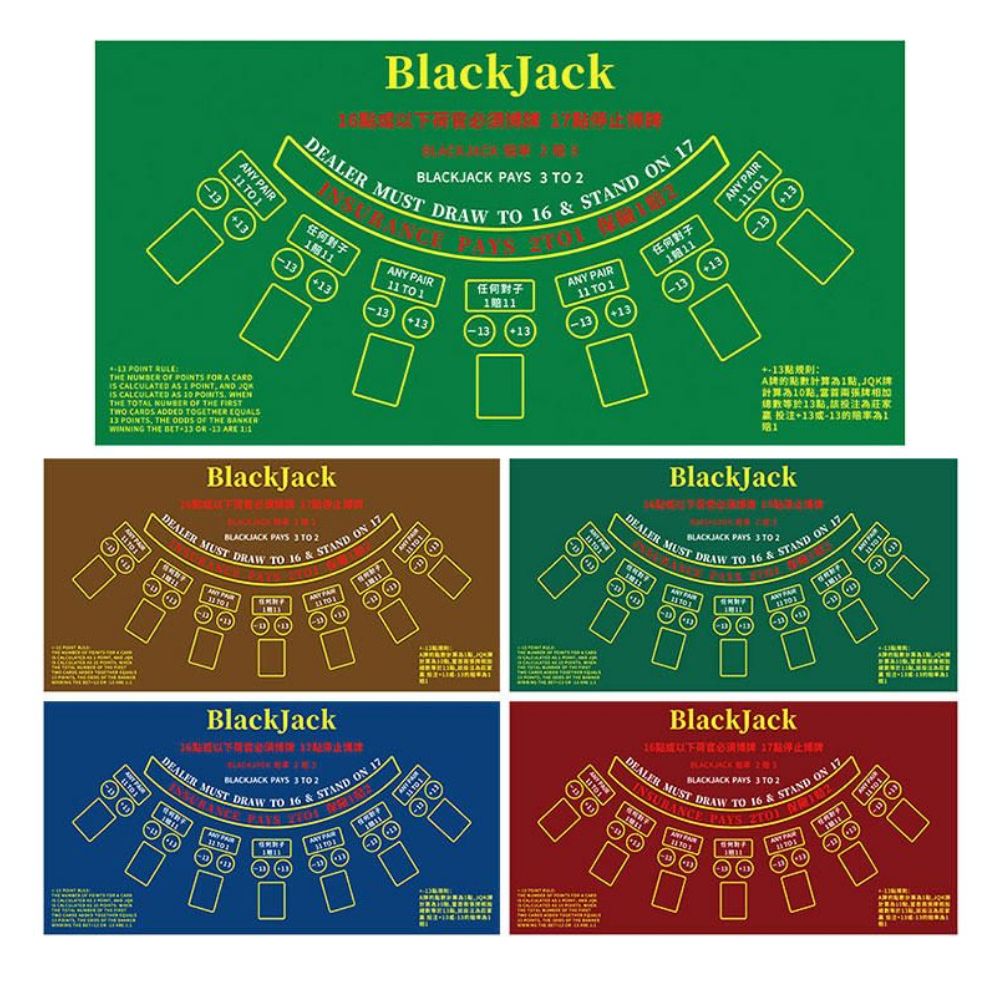 블랙잭 매트 판 바카라 라운드 칩 카지노 홀덤