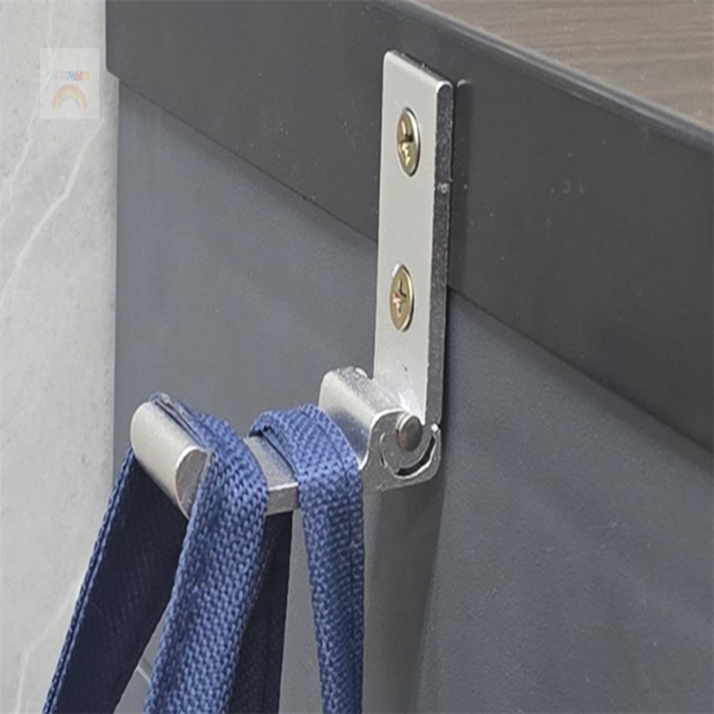 [오늘출발] 레인보우가든 접이형 가방홀더 1P 책상가방걸이 책상후크 접이식홀덤 벽부착후크