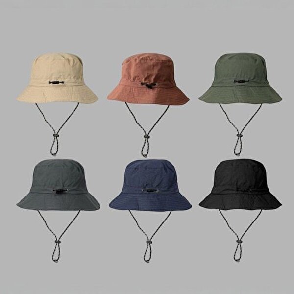 생활방수 동글이 접이식 버킷모자 여름 등산 모자 자-WFHP4FI