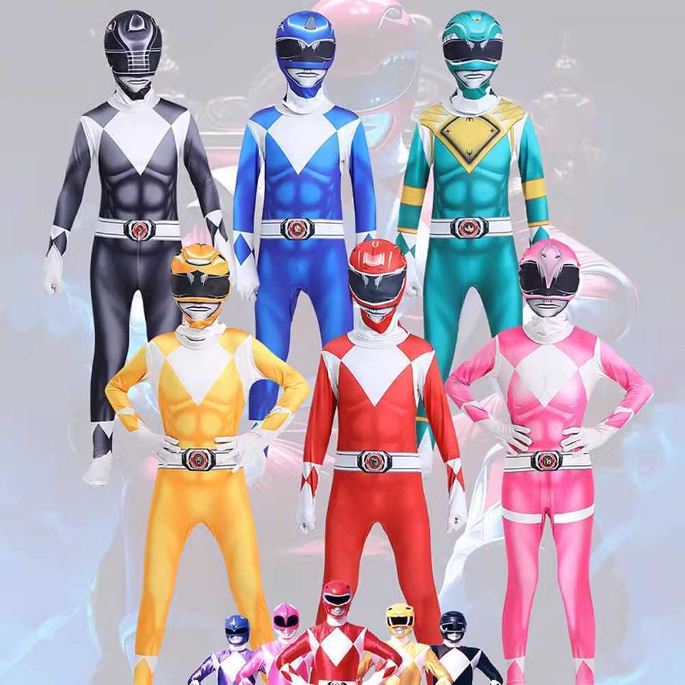 파워레인저 코스프레 성인 연극 타이즈 바디슈트 후레쉬맨 전신 무대 특공대 제품