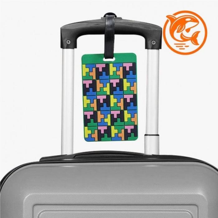 이름표 스타일 골프백 소품 미니퍼즐 태그 라벨 (3seDo)