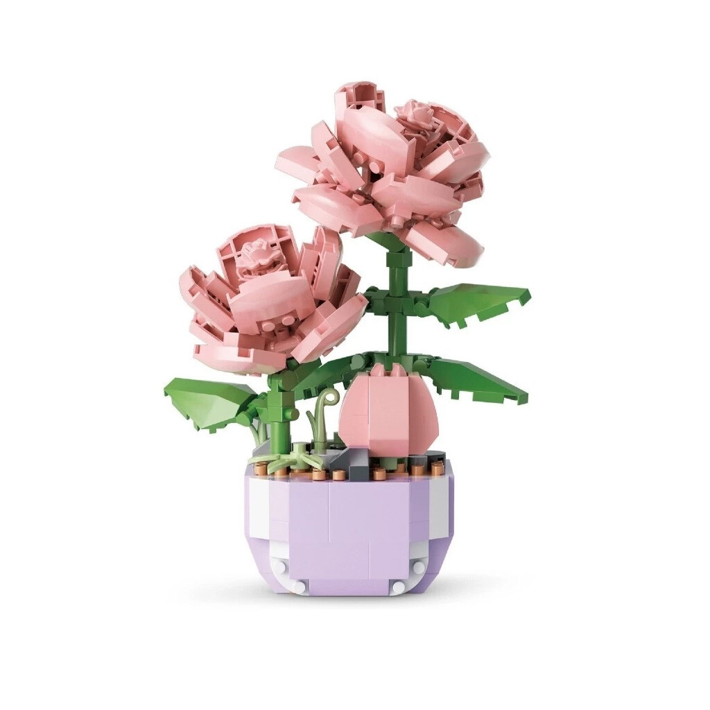 [오늘출발] 키움하우스 와이케이오/YKO 플라워-핑크장미317피스(P1268) 나노 꽃 블럭 미니 선물 취미