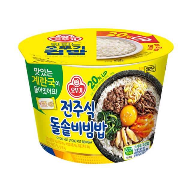 오뚜기 오뚜기 컵밥 전주식 돌솥비빔밥 12개