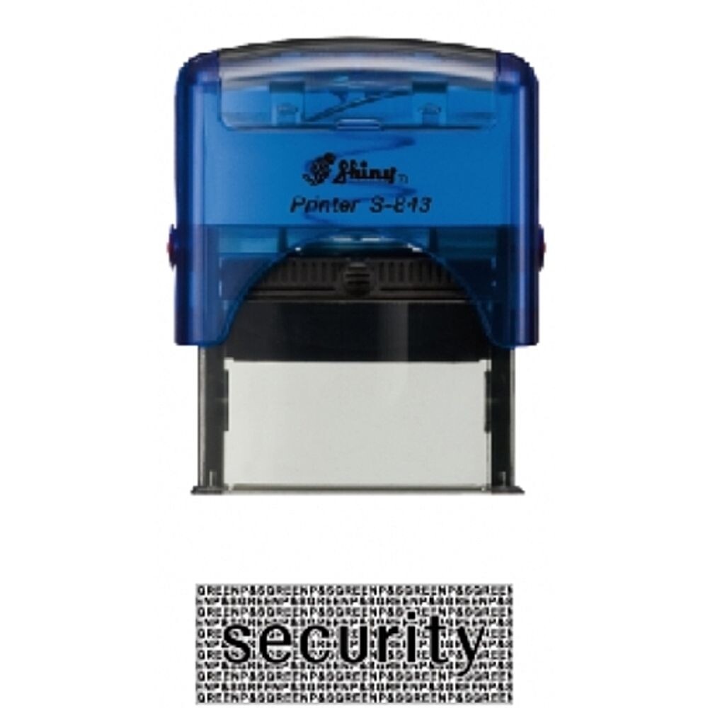 샤이니 Security스탬프 S-845 특대/개인정보/지우개/택배송장/지우기/주소/정보유출방지/스탬프/보호