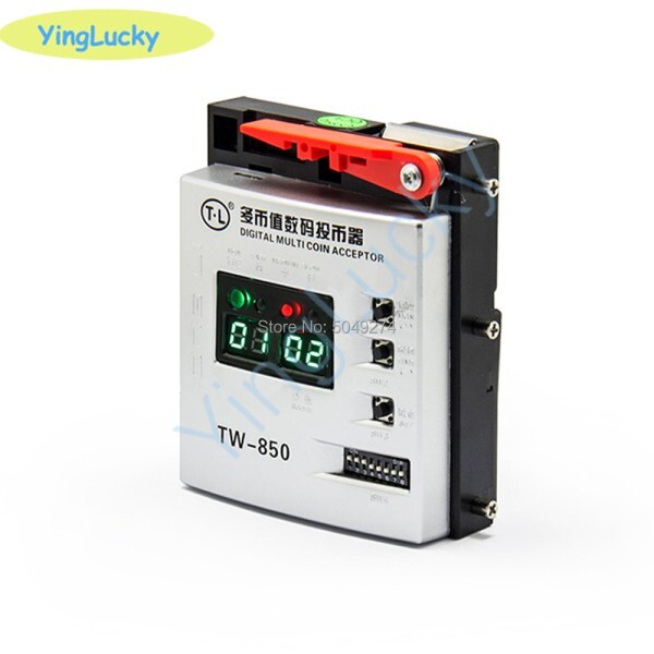 [오늘출발] 오락기 아케이드 게임 캐비닛 키오스크 자동 판매기에 대 한 1pcs TW-850 디지털 상단 항목 멀티 수락자 토