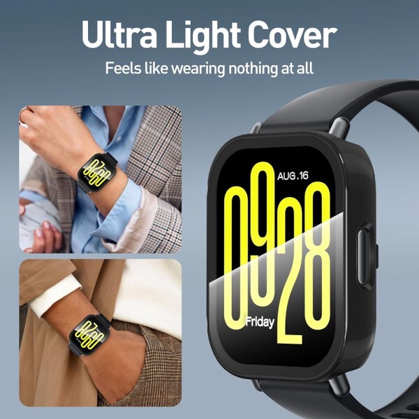 [오늘출발] 샤오미 스마트워치 Xiaomi Redmi Watch 5 용 강화 유리 + PC 케이스 Active/Lite 커버 소프트 TPU 보호기