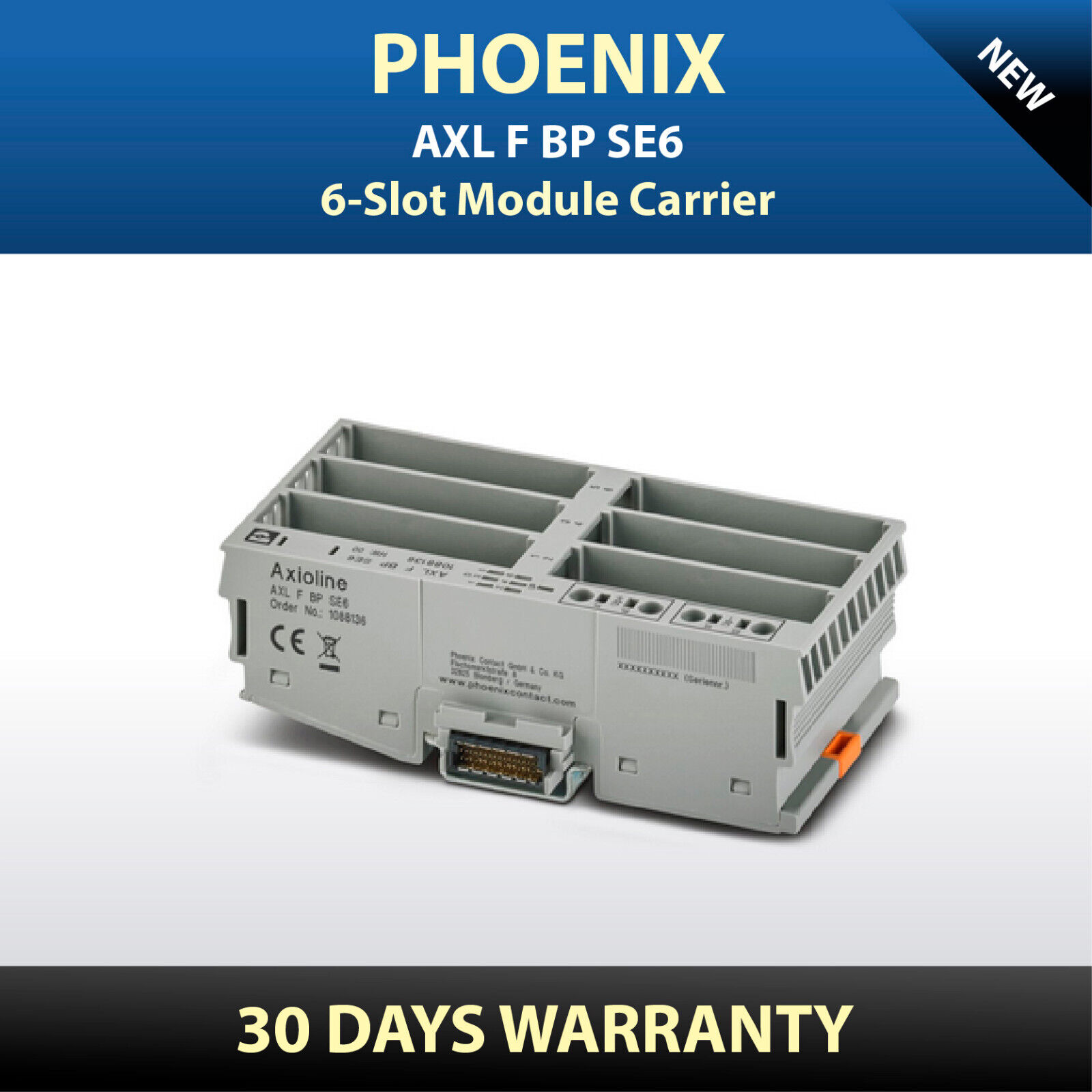 [해외] 1088136 SET OF 10 PHOENIX AXL F BP SE6 6 slot module carrier