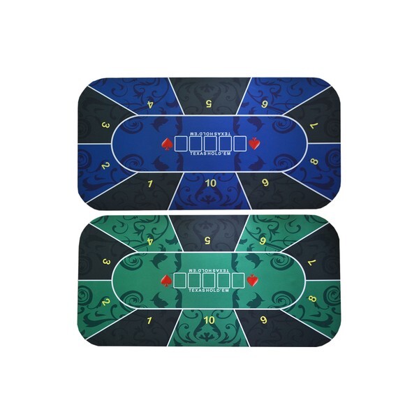 홀덤 포커 칩 매트 텍사스 베가스 테이블보 타원형 직사각형 블랙잭 21시 룰렛 용호