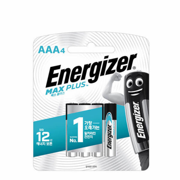 [에너자이저홀딩스]에너자이저 에너자이저 알카라인 맥스 플러스 AAA형 4입