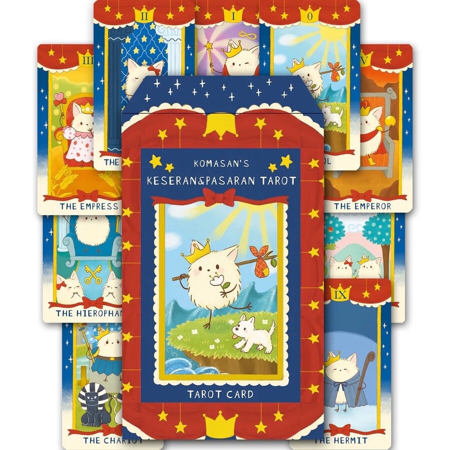 코마산의 케세란과 파사란 타로 카드 라이더 웨이트 78장 정품-코마씨의 케세랑 파세랑 타로