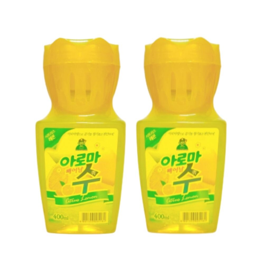 (레몬 1+1) 아로마수 방향 탈취제 레몬 1+1/방향제/습기제/거제/공기/탈취제/실내/옷장/제습제/방충제