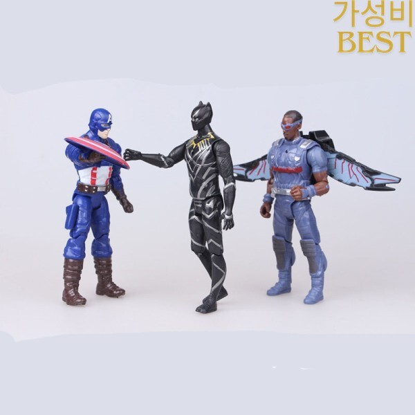 [오늘출발] 10 개/대 15cm 마블 슈퍼 영웅 어벤저 스 아이언 맨 스파이더 팔콘 캡틴 아메리카 액션 피규어 장난감 인형