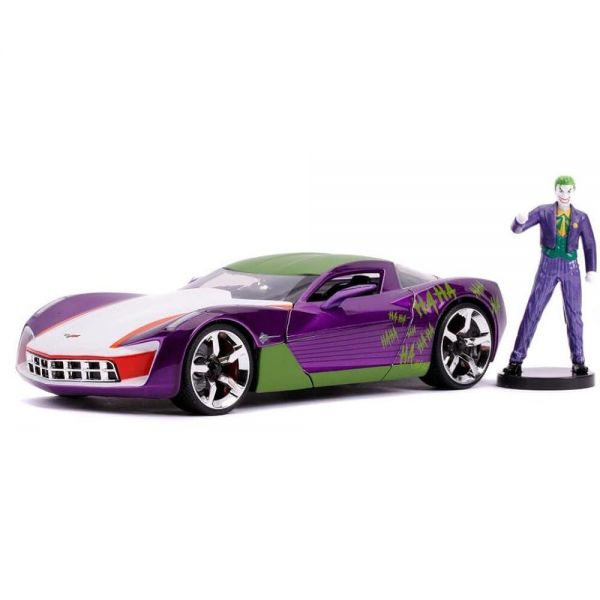 [해외] Jada Toys 다이캐스트 1969 쉐보레 콜벳 스팅레이 컨셉 1:24 스케일 수집용 할리퀸 피규어337162