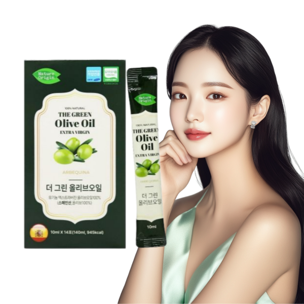 [오늘출발]유기농 엑스트라버진 올리브오일 스틱 14포 1박스 / 마시는 생식 폴리페놀 공복 최화정 올리브오일