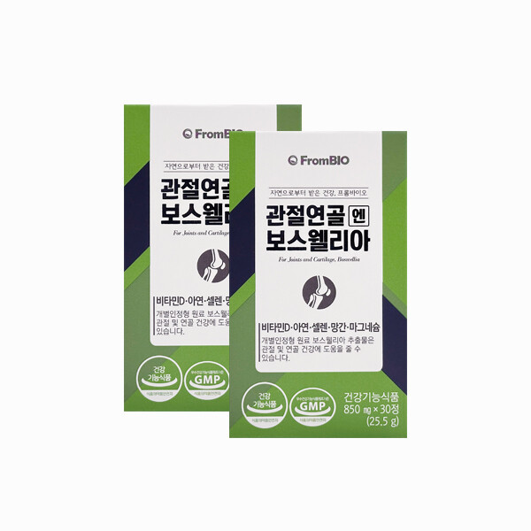 [오늘출발] 프롬바이오 프롬바이오 관절연골 엔 보스웰리아 850mg x 30정 (2개)