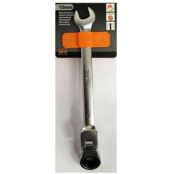 끼우고 돌리고 조이는 2in1 스패너 옵셋렌치 10mm