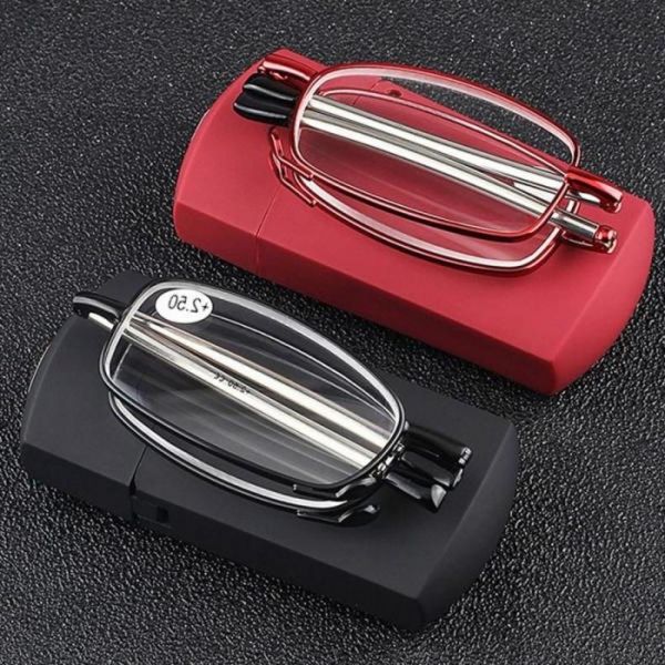 접이식 휴대용 돋보기 하드케이스 노안안경 접이식돋보기 휴대용돋보기