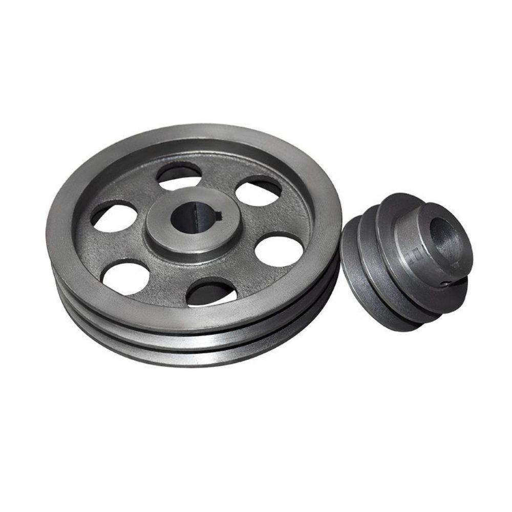 V벨트 풀리 더블 보어 삼각벨트 발전기 주철 슬롯 모터 벨트