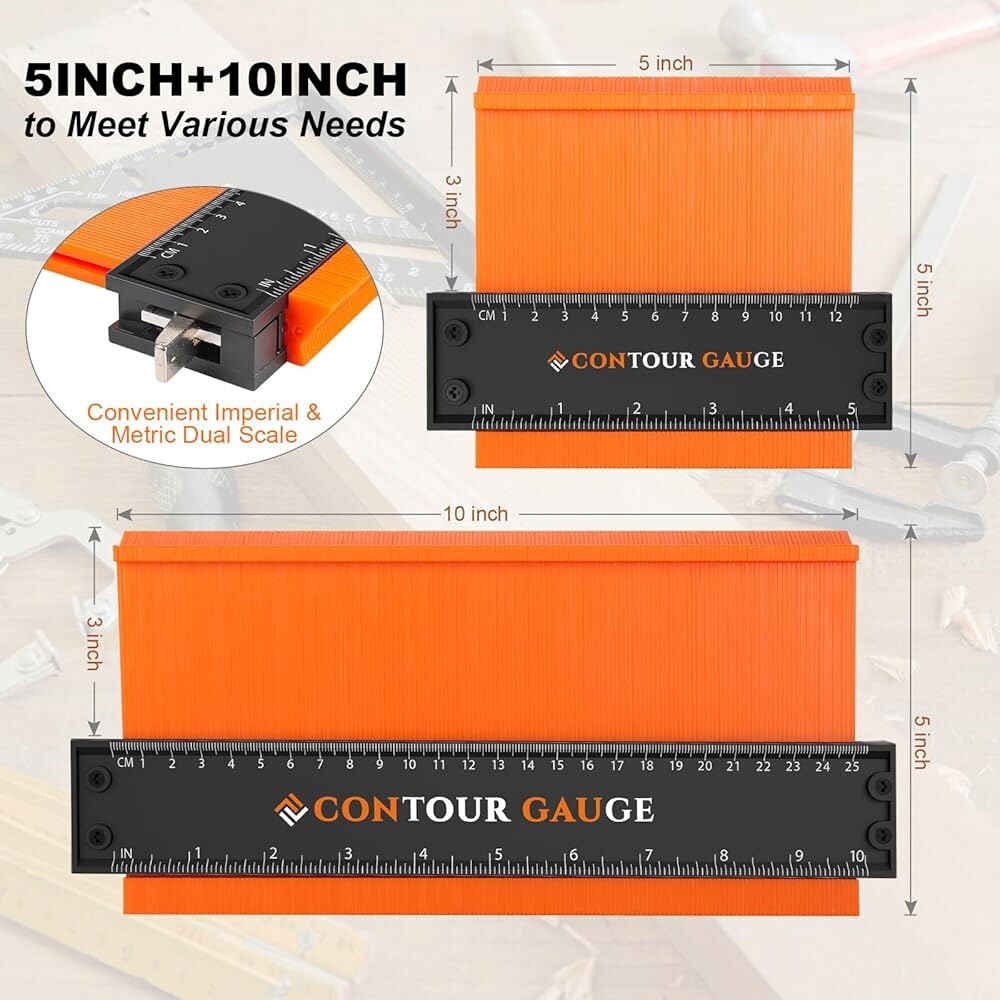 남성용 윤곽 게이지 도구 선물 아빠 남편 스타킹 스터퍼 남편 크리스마스 금속 잠금장치가 있는 복제품