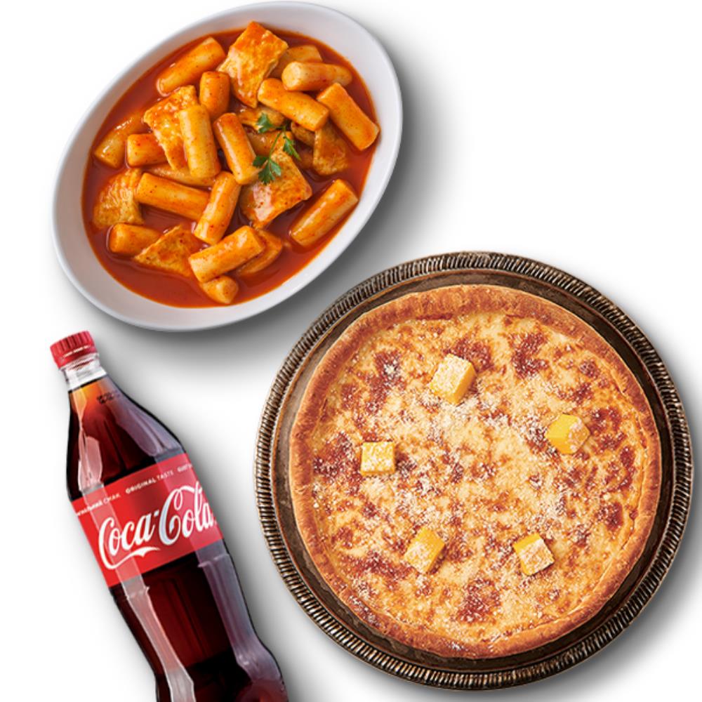 굽네치킨 (굽네치킨) 시카고피자+맵달떡볶이+콜라1.25L