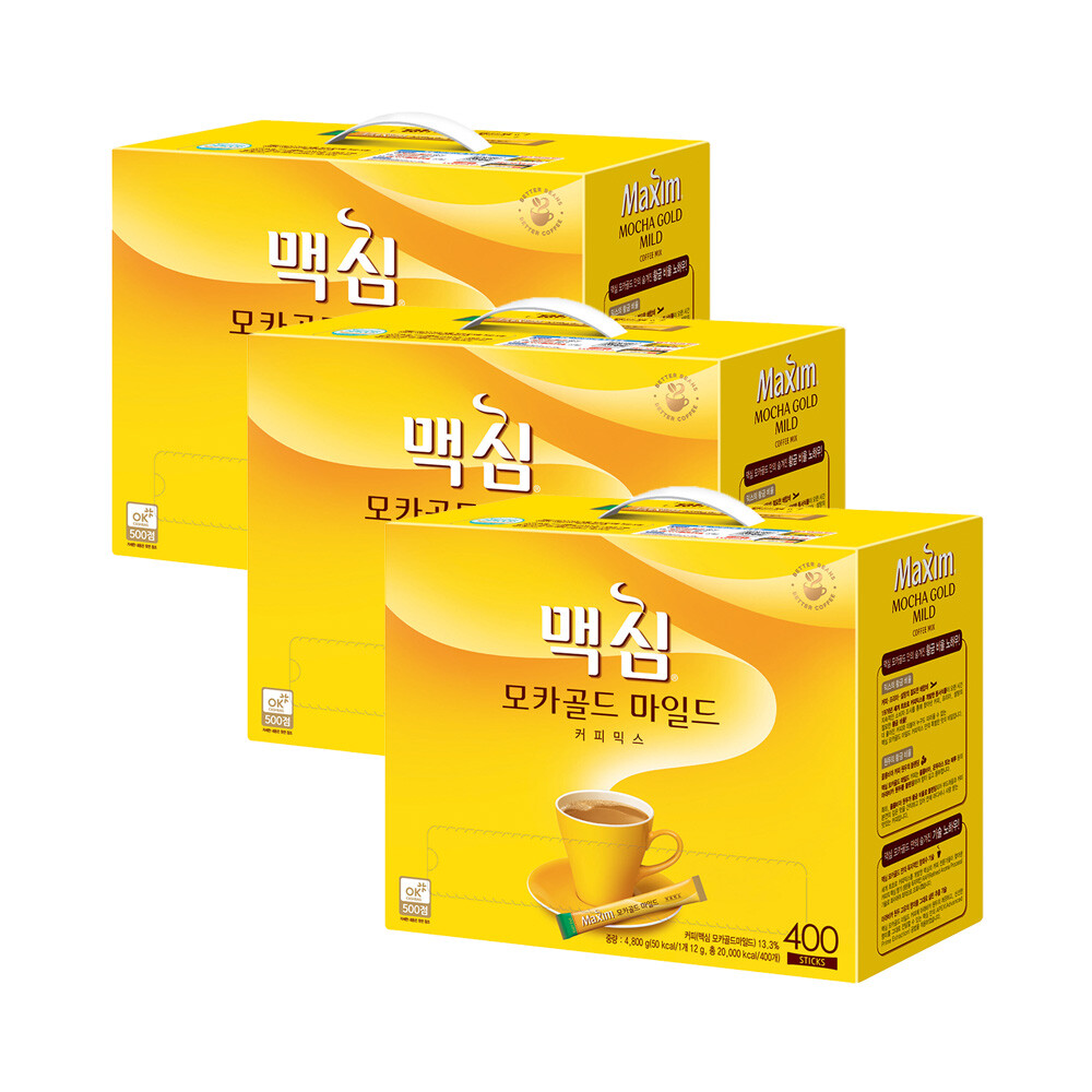 [동서식품]맥심 맥심 모카골드 커피믹스 400T x 3개 /17시마감/빠른발송