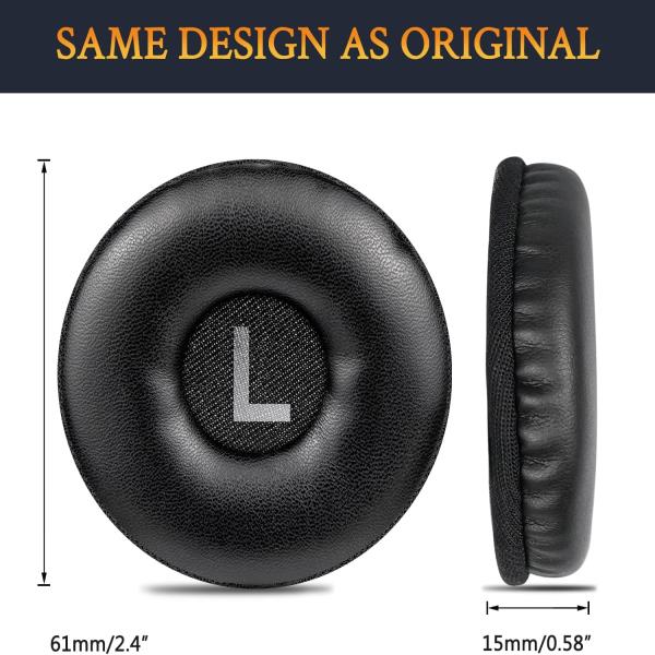 호환용 logitech H390 H600 무선 헤드폰용 이어패드 교체 소음 차단 폼이 포함된 이어 패드 쿠션 추가