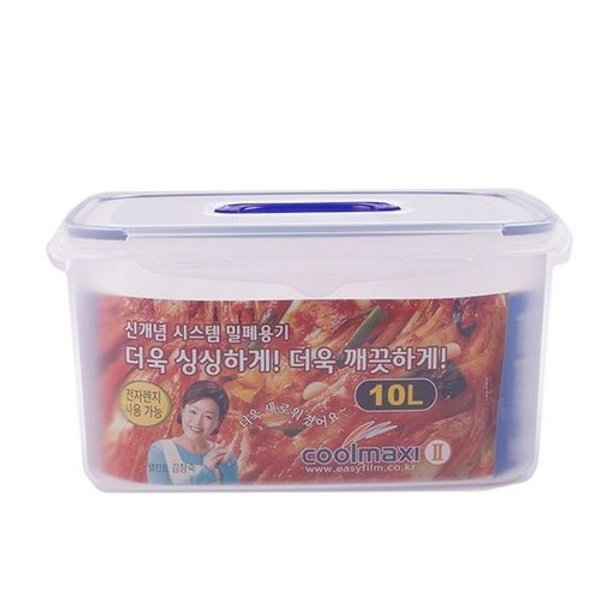 쿨맥시ll 직사각 밀폐용기 김치통 11호 10L (WFG1OJG)