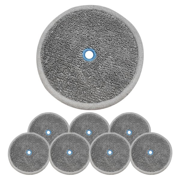 [호환] 엔비 (엔비)리빙만렙 에브리봇 쓰리스핀 엣지 호환 극세사 걸레 패드 8개 로봇 청소기 리필