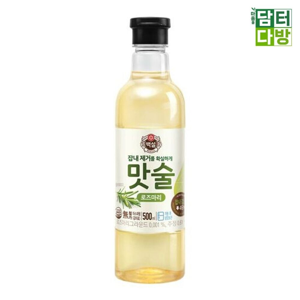 백설 백설 맛술 로즈마리 500ml X 5개/계란찜/미림/미향/고기/비린내/잡는/제거/요리/잡내/청주/구이/국/기본/양