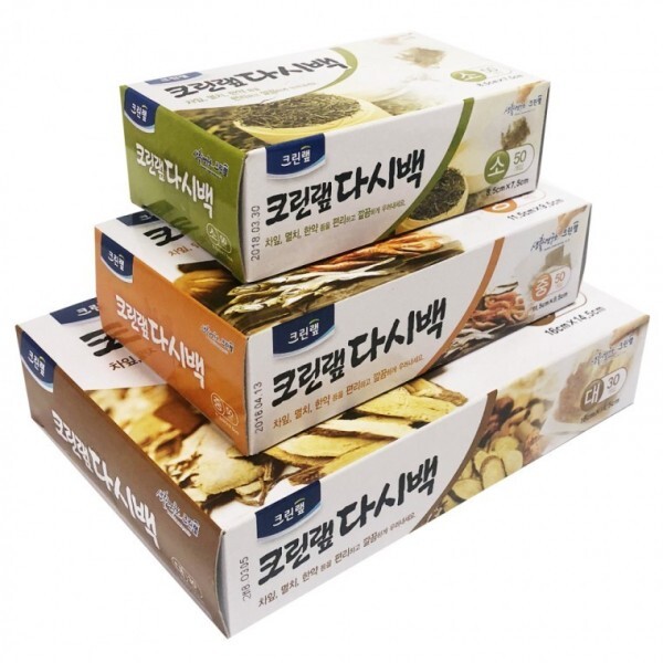 [오늘출발] 미리 준비하세요 고급 크린랩 육수 다시백모음 멸치육수 우리기 한약재 국물 유용한 주방용품