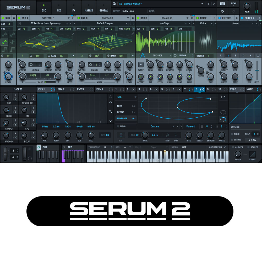 [오늘출발] Xfer records Serum 2 세럼 하이브리드 신디사이저 가상악기 / 전자배송