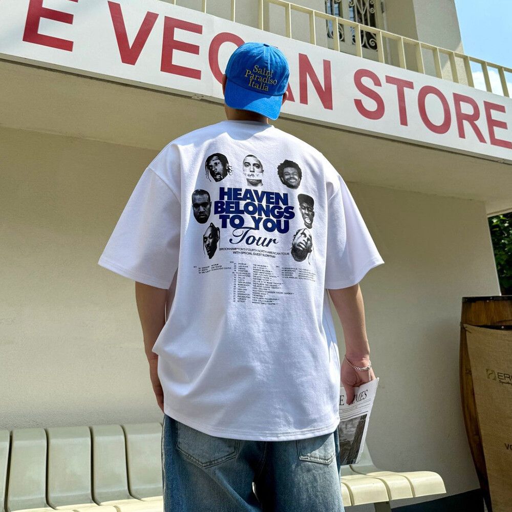 뉴메이드 / 여름 오버핏 헤븐 반팔티셔츠