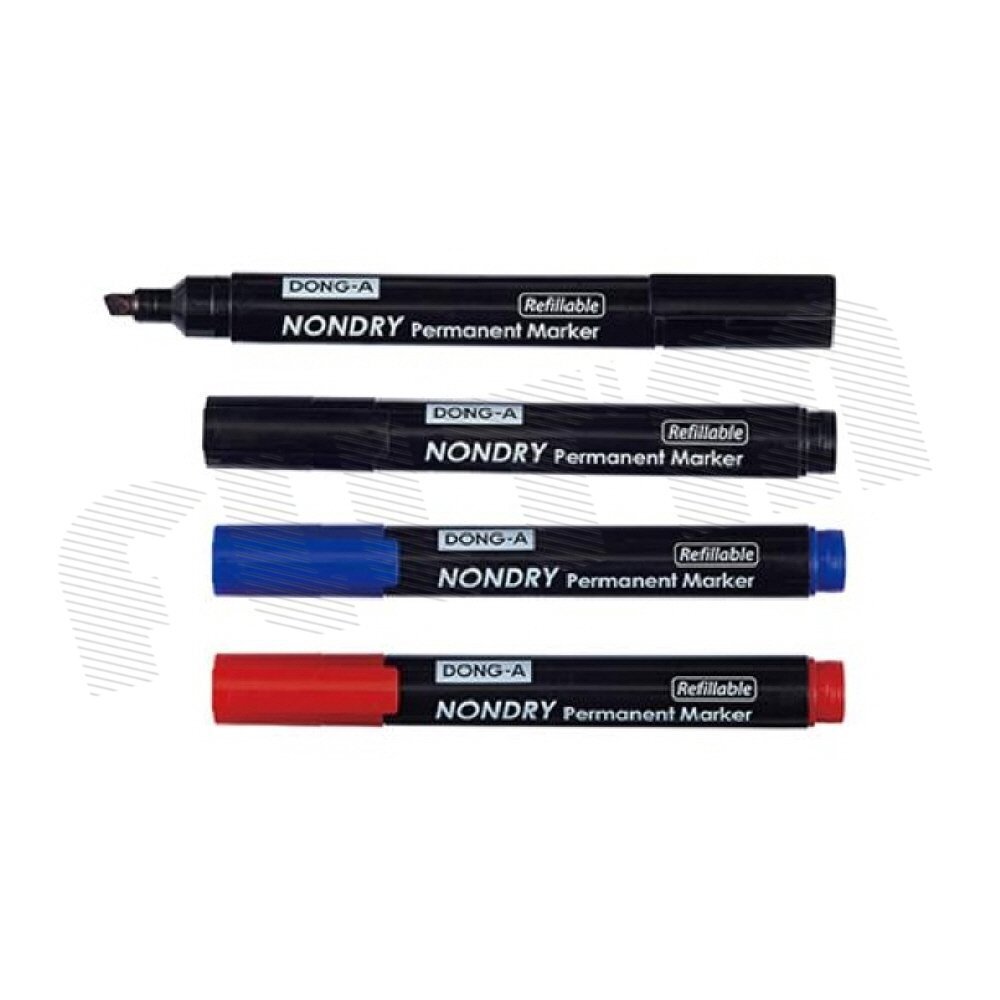 [오늘출발] 논드라이 유성매직 흑색 1개 다용도마카 반영구마카 오래쓰는매직 안마르는마카