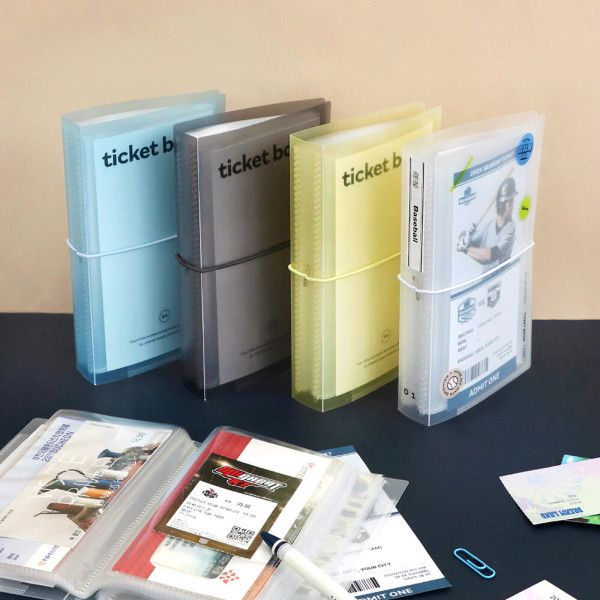 [오늘출발] 아이코닉 콜렉트 티켓북 포토북 사진 티켓 스크랩북