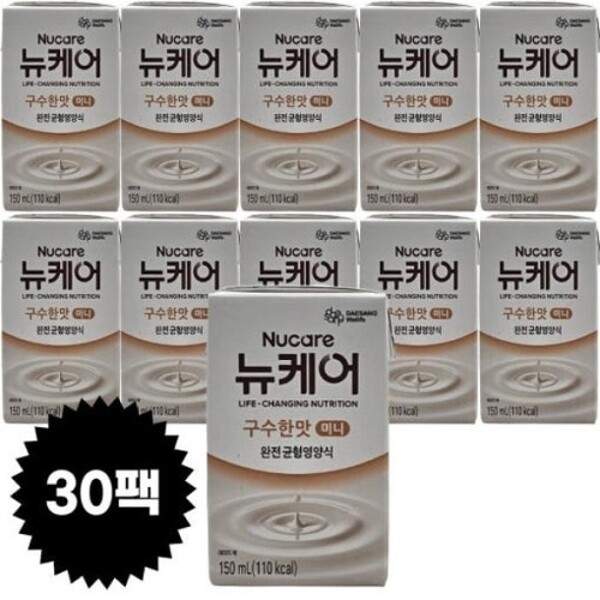 대상웰라이프 대상 뉴케어 미니 구수한맛 150ml 30개