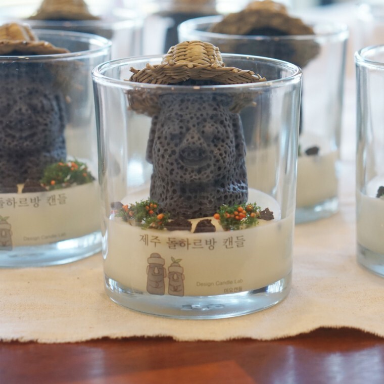 [오늘출발]하르방미니캔들 제주선물 향초아로마캔들 한라봉캔들