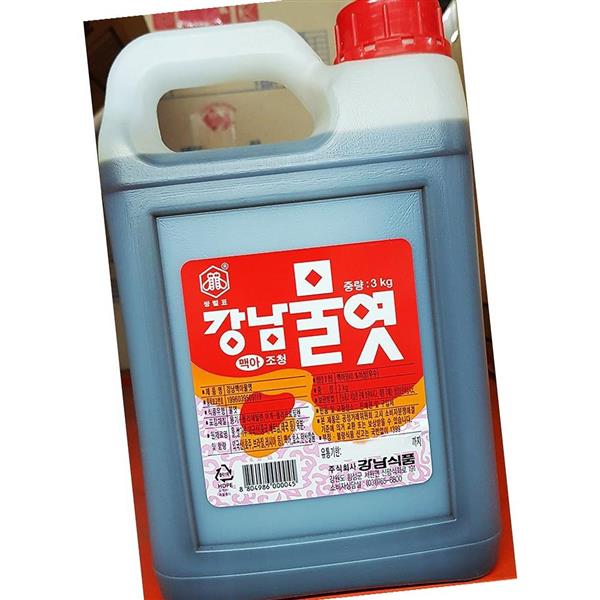 쌍벌표 강남 맥아 물엿 3kg 업소용 감미료 물엿