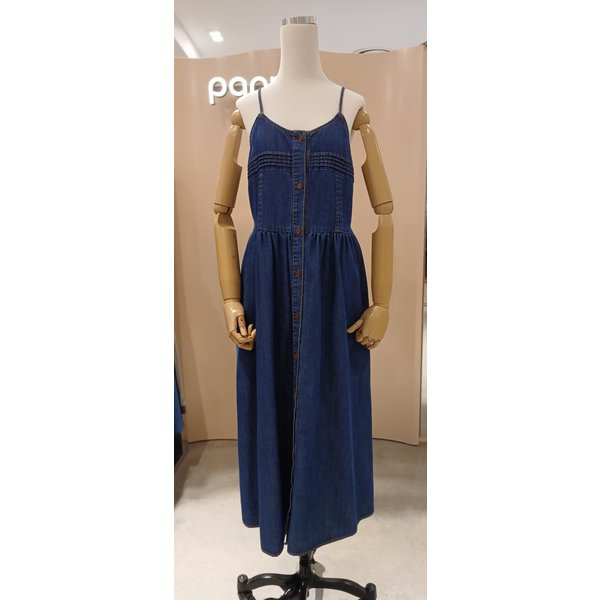 [신세계백화점]파프리카 (광주신세계)데님 롱 나시 원피스 SK2OP413J