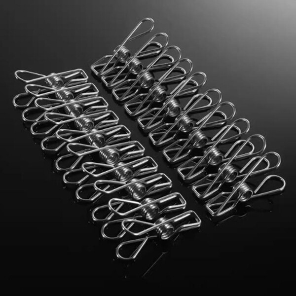 스텐 빨래집게 다용도 철제 집게